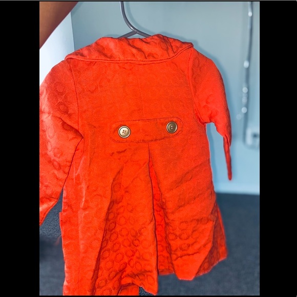 2 Piece orange & white jacket + dress - Picture 5 of 5